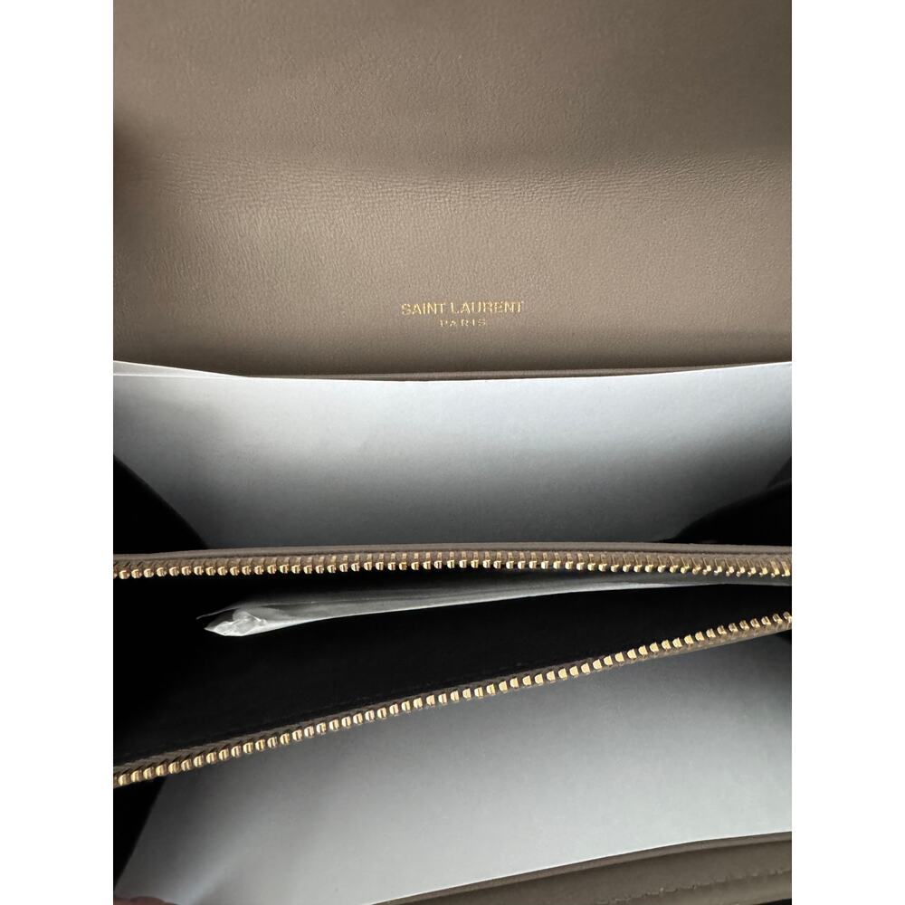 Saint Laurent Cassandra Large Flap Wallet Greyish Brown – Quilted Leather BNIB - Picture 10 of 11